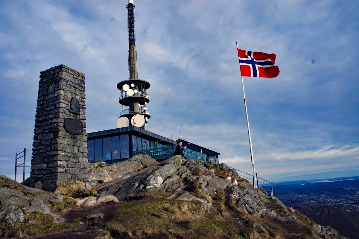 Fjelltur til Ulriken (643 moh) fra Årstad